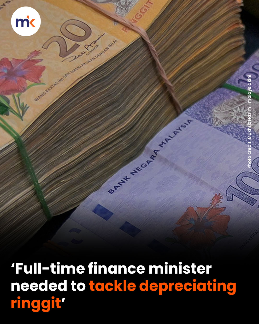 ‘Full-time finance minister needed to tackle depreciating ringgit’