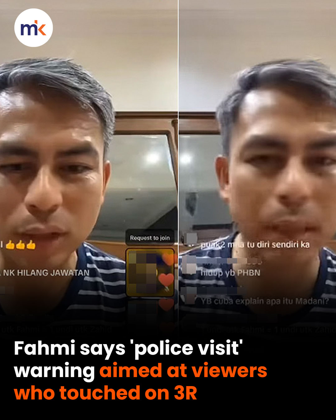Fahmi says 'police visit' warning aimed at viewers who touched on 3R