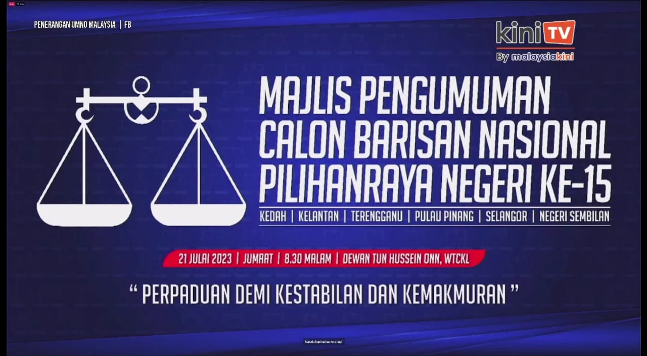 LIVE: Barisan Nasional unveils candidates for state polls