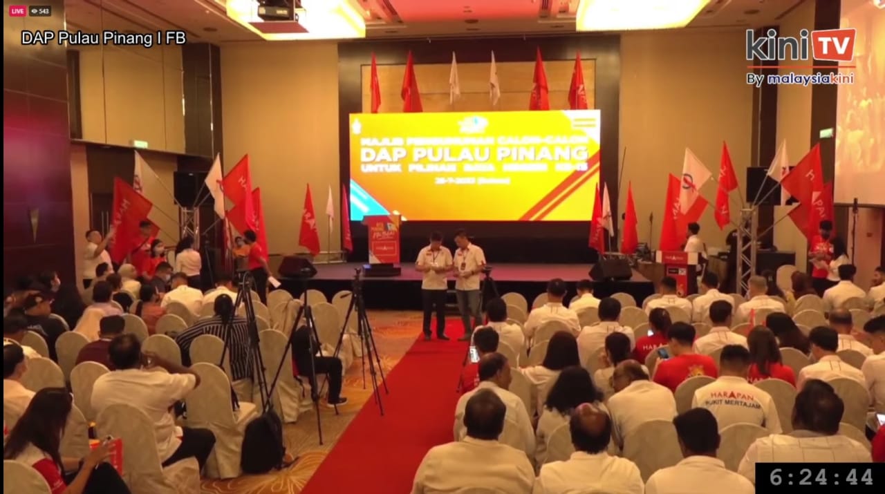 Live: Pengumuman calon DAP PRN Pulau Pinang