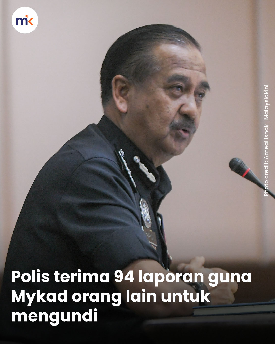 Polis terima 94 laporan guna Mykad orang lain untuk mengundi