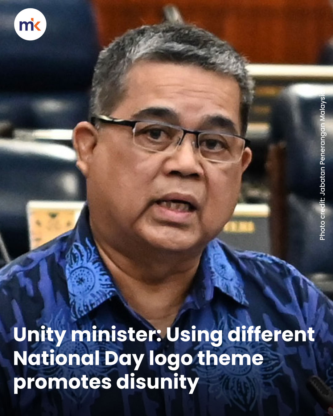 Unity minister: Using different National Day logo theme promotes disunity