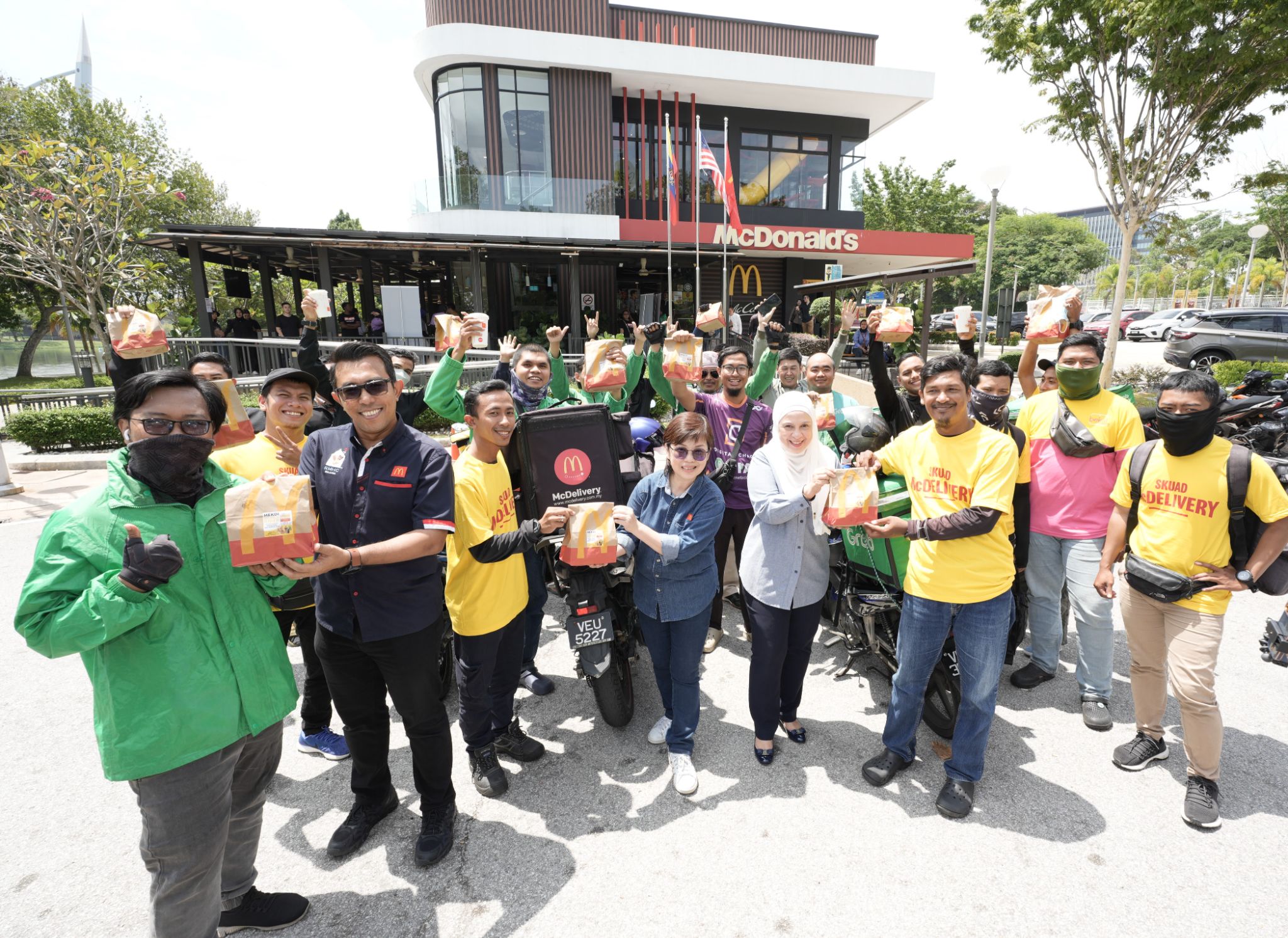 McD Malaysia expresses gratitude to 65,000 delivery riders with a hearty meal