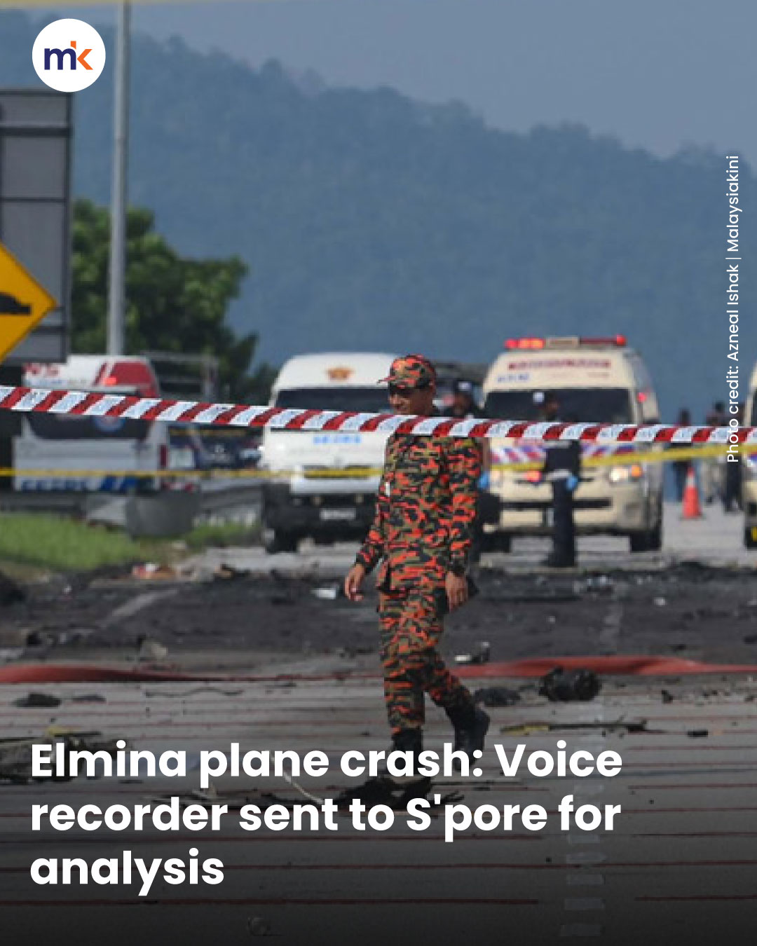 Elmina plane crash: Voice recorder sent to S'pore for analysis