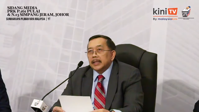 LIVE: Election Commission PC on Pulai and Simpang Jeram by-elections