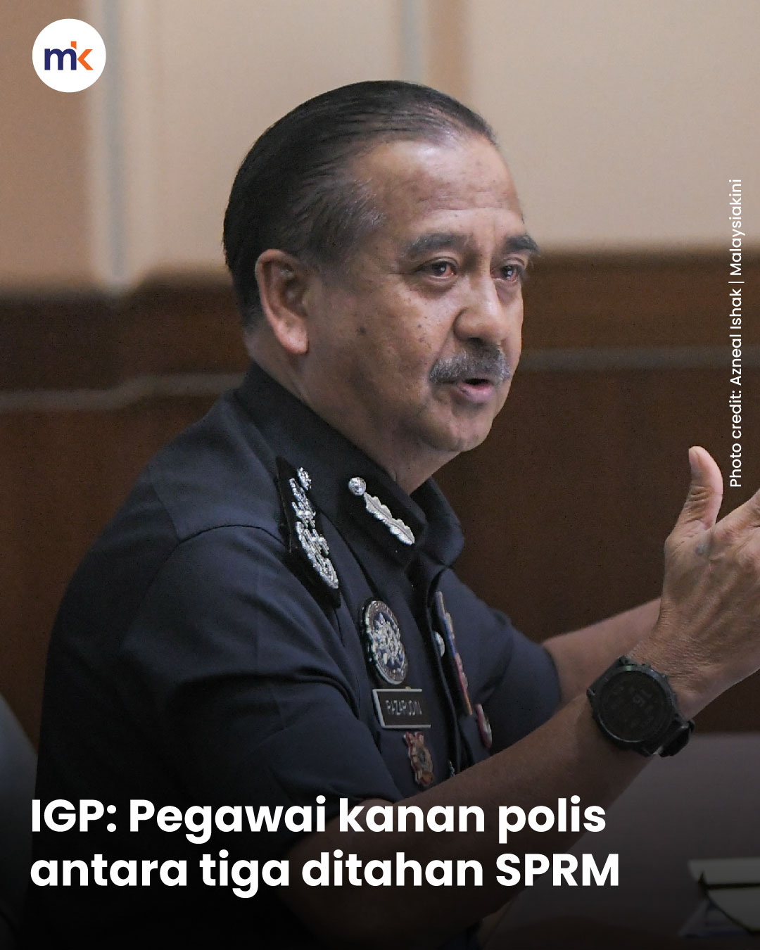 IGP: Pegawai kanan polis antara tiga ditahan SPRM