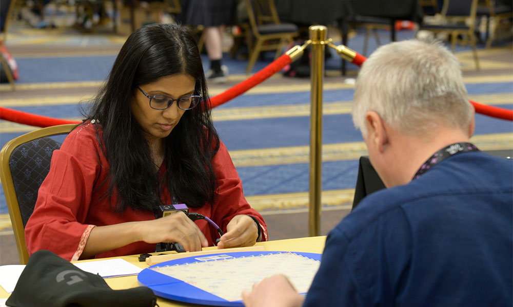 An exchange of words with Scrabble champ Vannitha