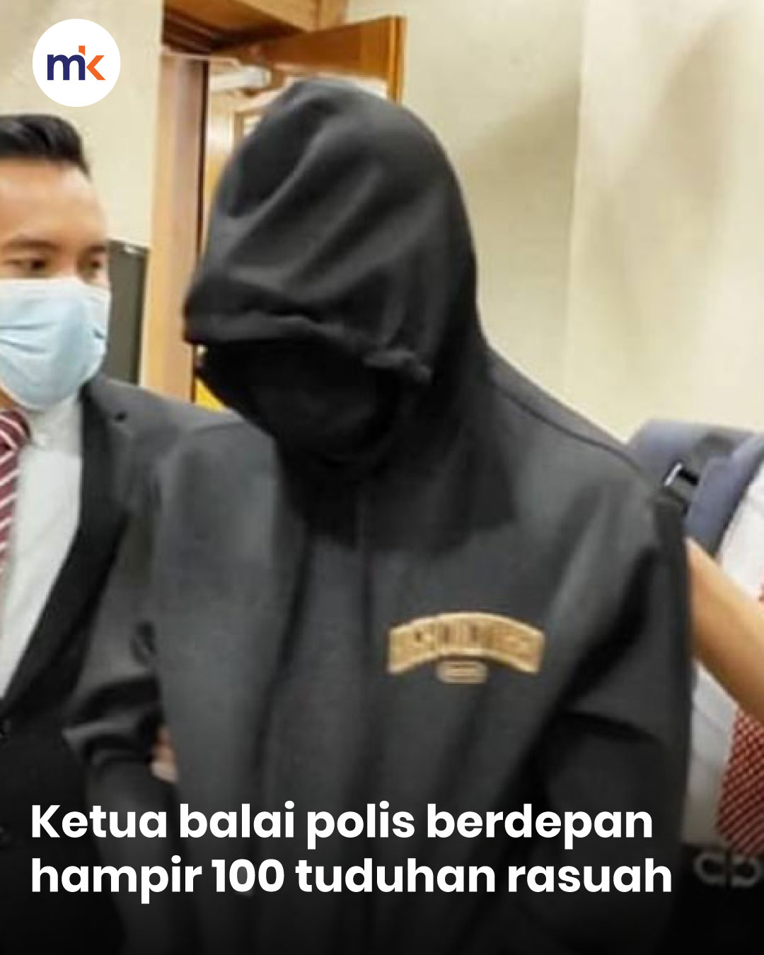 Ketua balai polis berdepan hampir 100 tuduhan rasuah