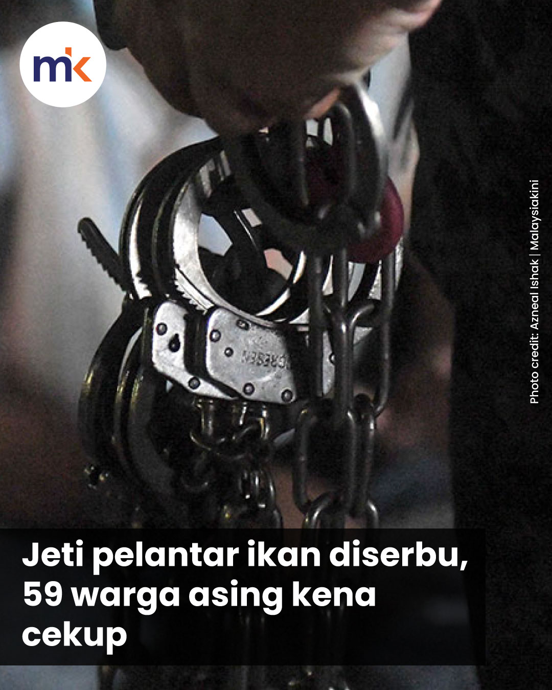 Jeti pelantar ikan diserbu, 59 warga asing kena cekup