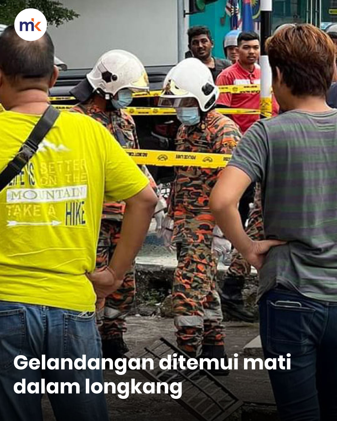 Gelandangan ditemui mati dalam longkang