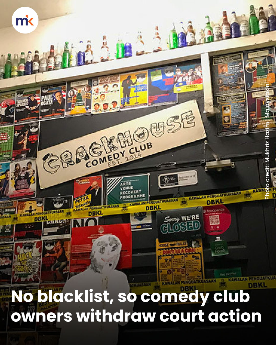 No blacklist, so comedy club owners withdraw court action