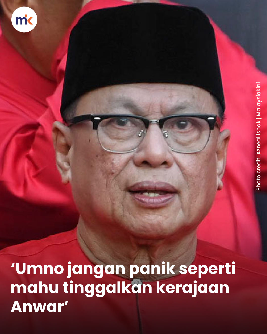 ‘Umno jangan panik seperti mahu tinggalkan kerajaan Anwar’