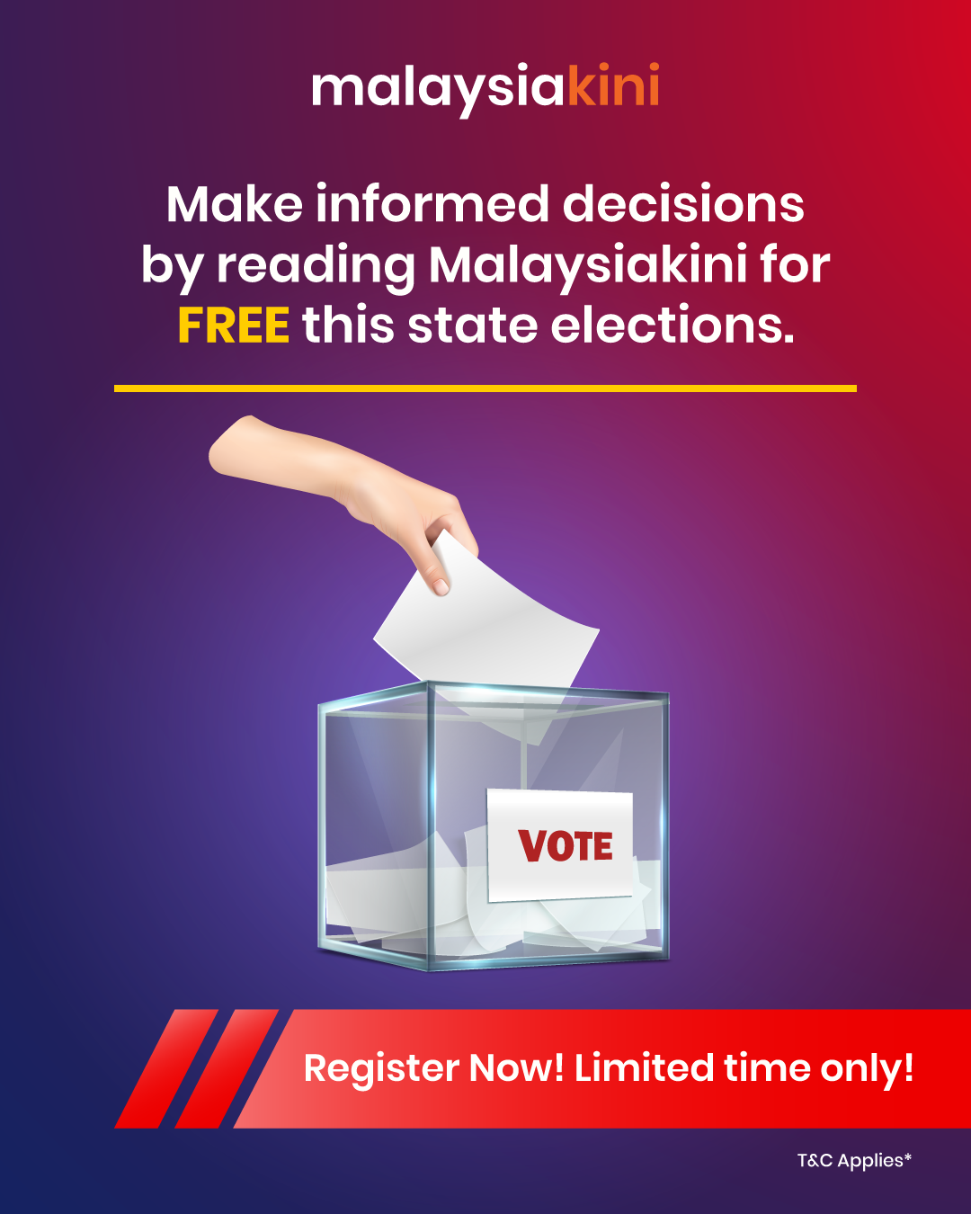 State Election Free Subscription
