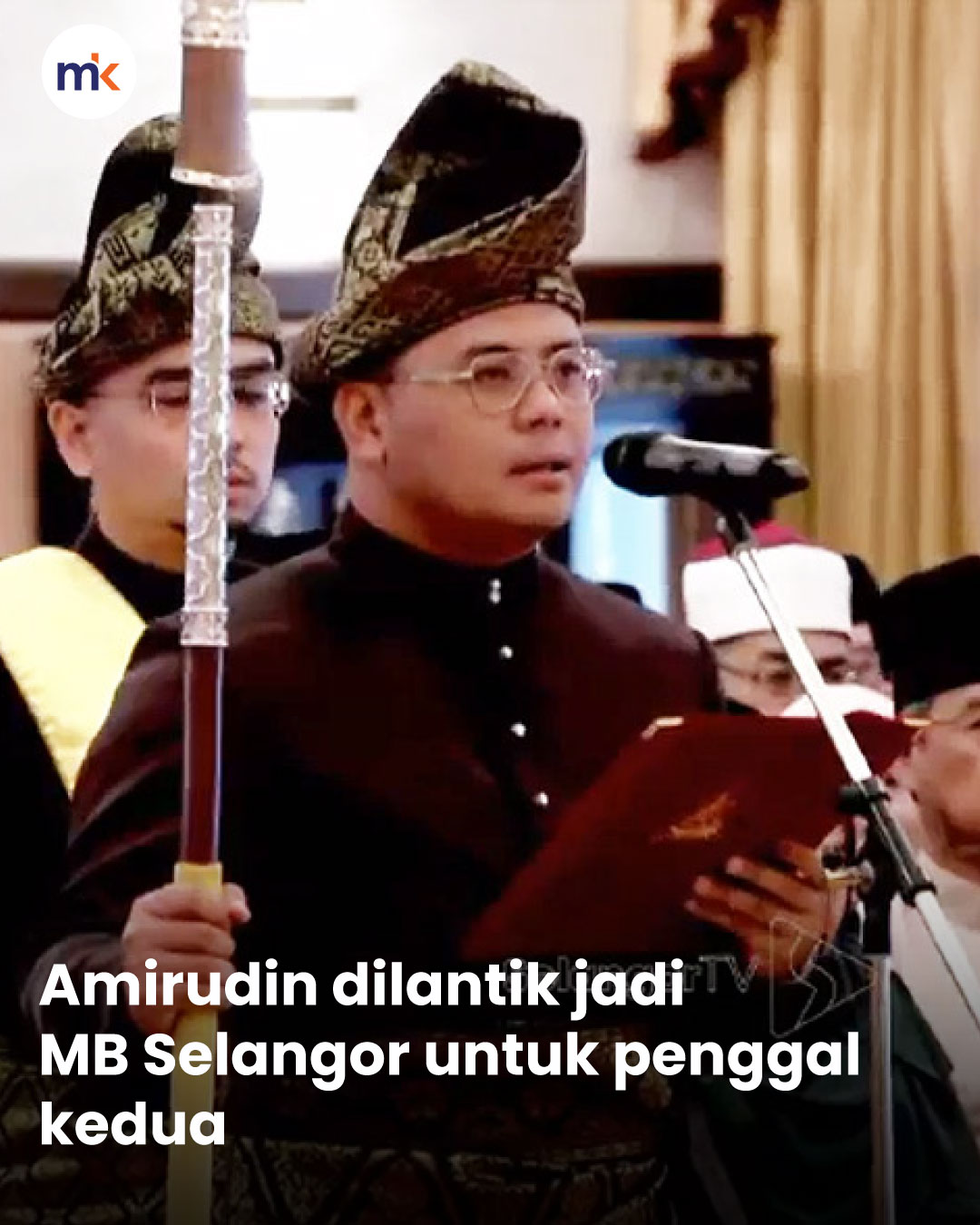 Amirudin dilantik jadi MB Selangor untuk penggal kedua