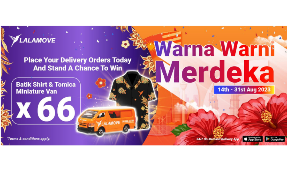 Win Limited Edition Lalamove Batik Shirt And Miniature Tomica Lalamove Van With Lalamove’s Warna-Warni Merdeka Campaign