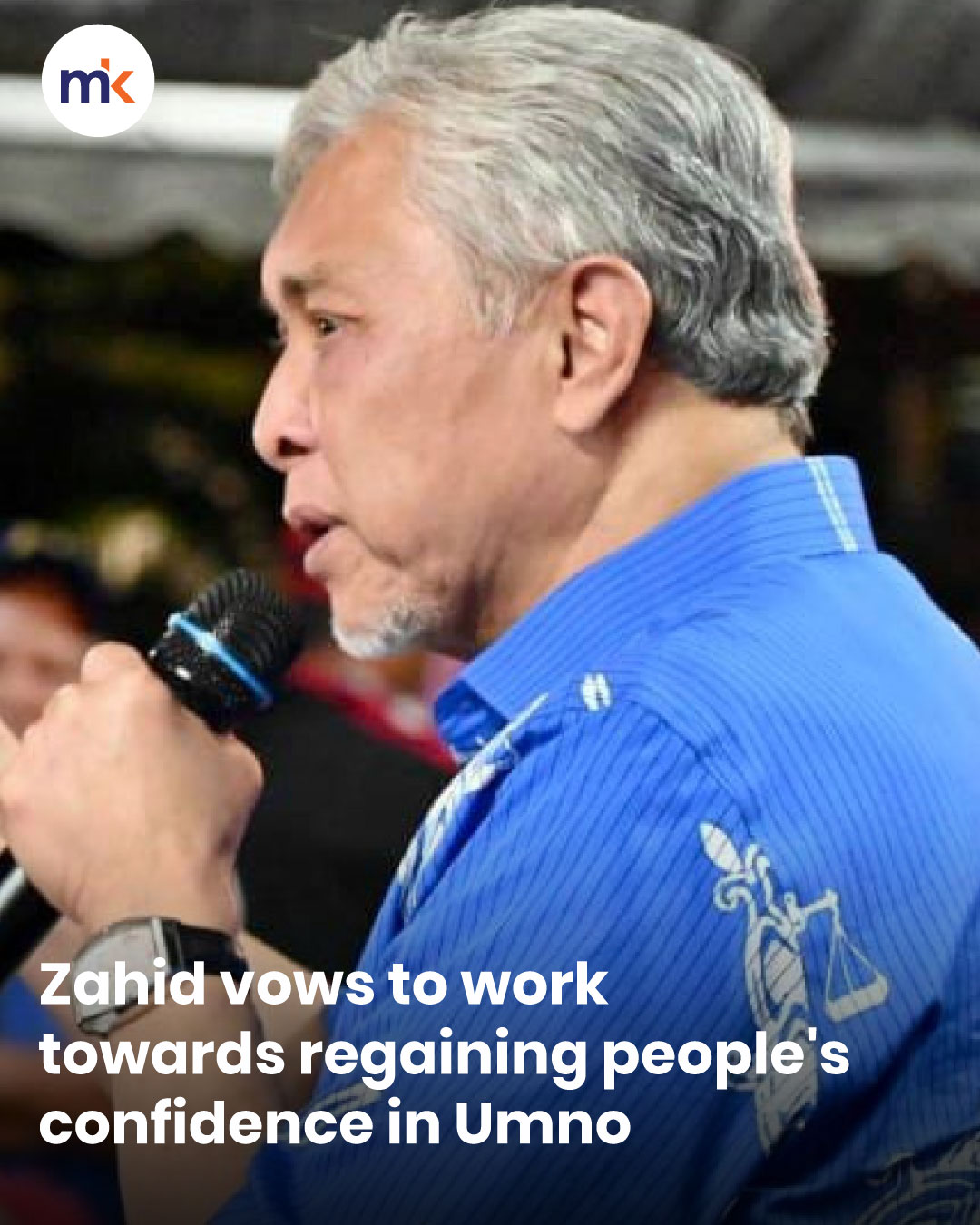 Zahid vows to work towards regaining people's confidence in Umno
