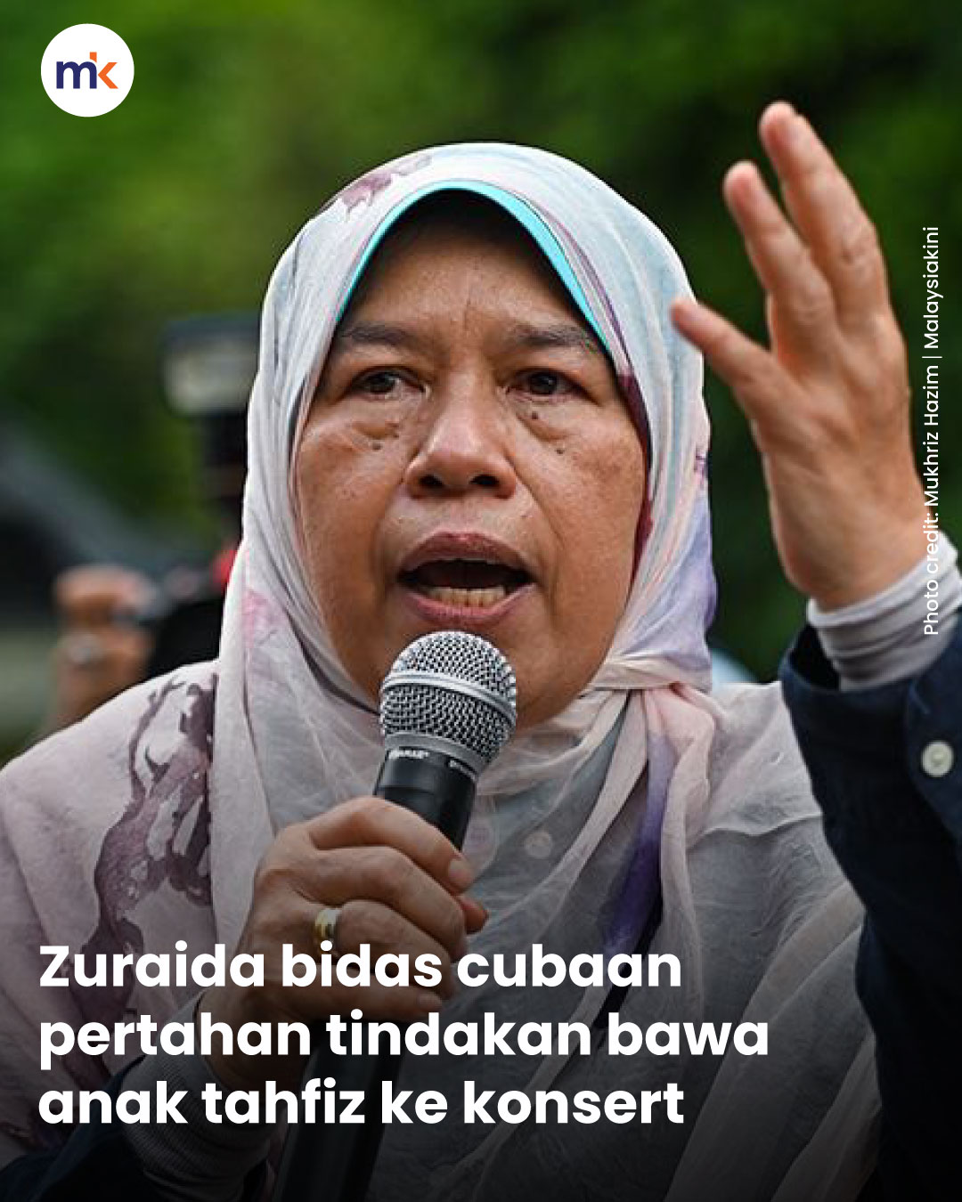 Zuraida bidas cubaan pertahan tindakan bawa anak tahfiz ke konsert