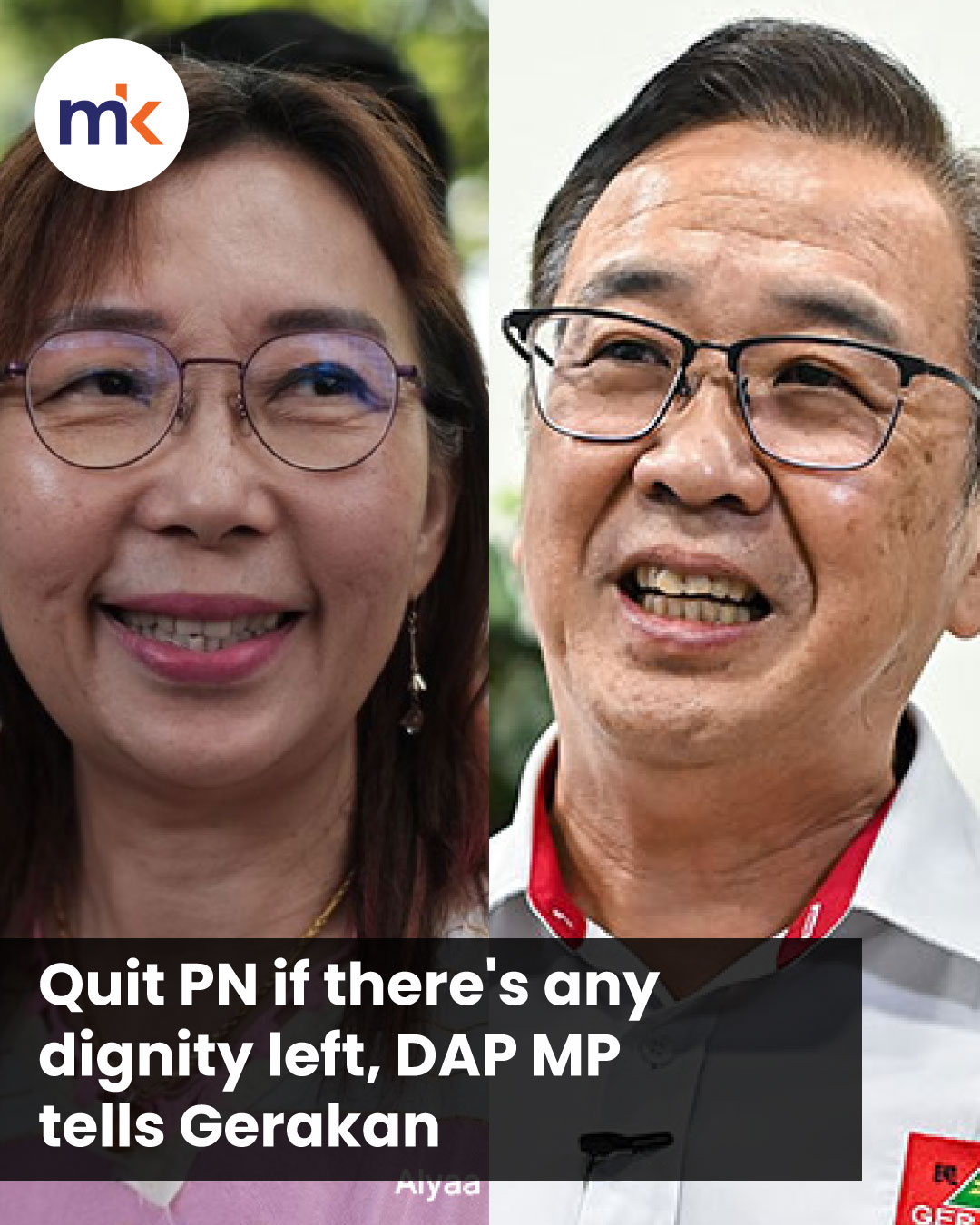 Quit PN if there's any dignity left, DAP MP tells Gerakan