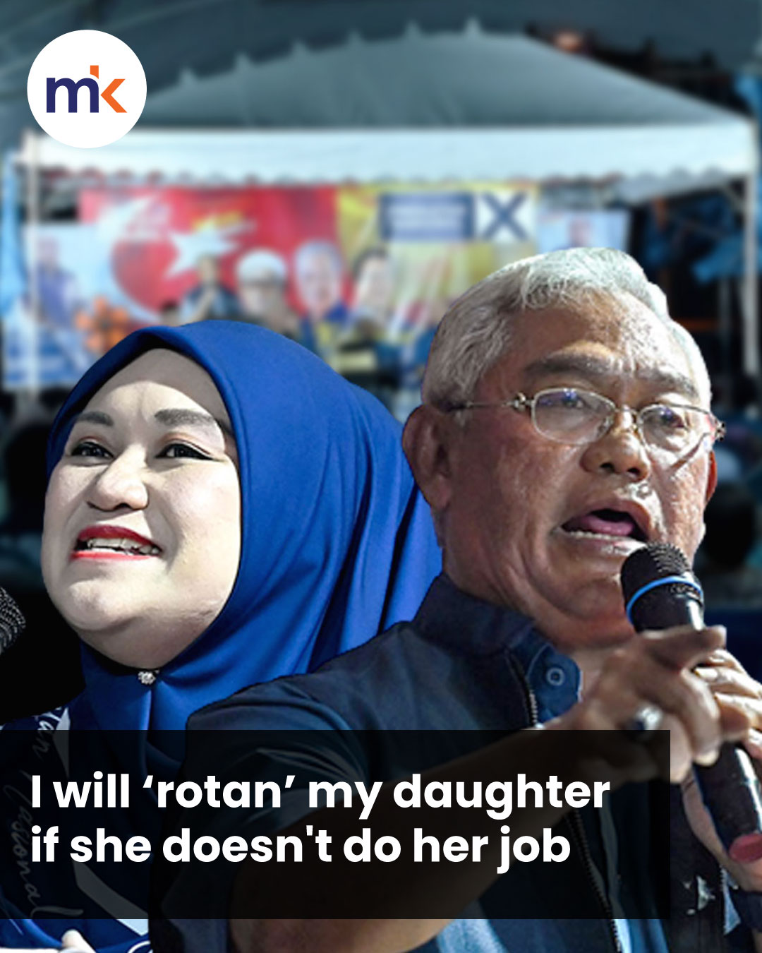 Noh: I will ‘rotan’ my daughter if she doesn't do her job