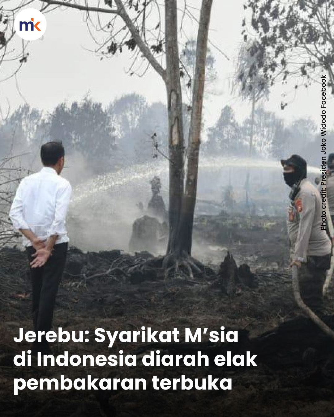 Jerebu: Syarikat M’sia di Indonesia diarah elak pembakaran terbuka
