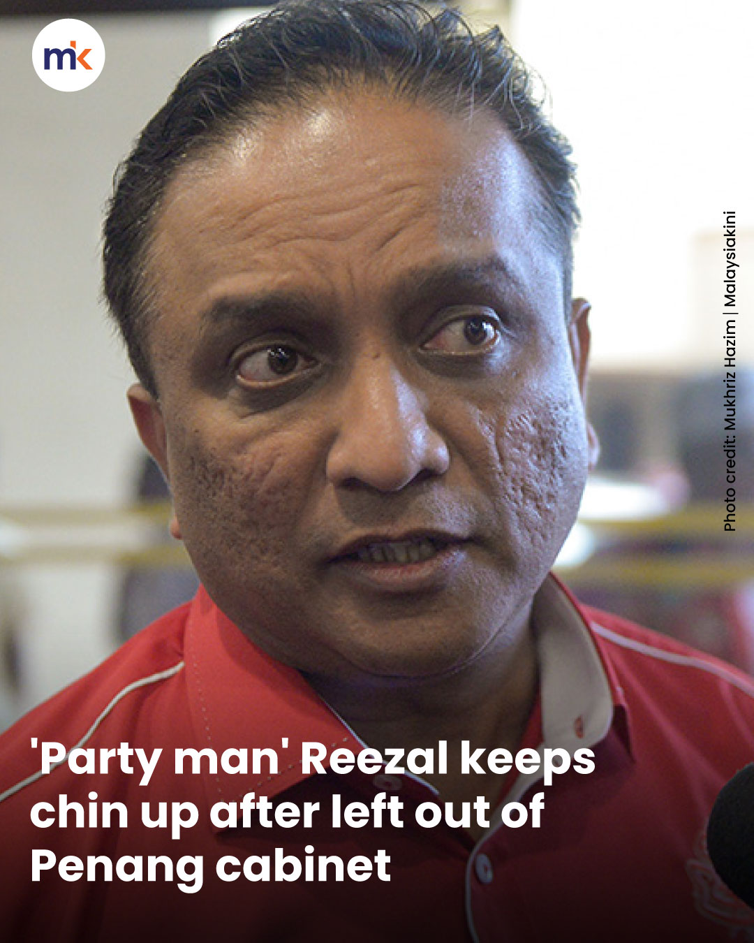 'Party man' Reezal keeps chin up after left out of Penang cabinet