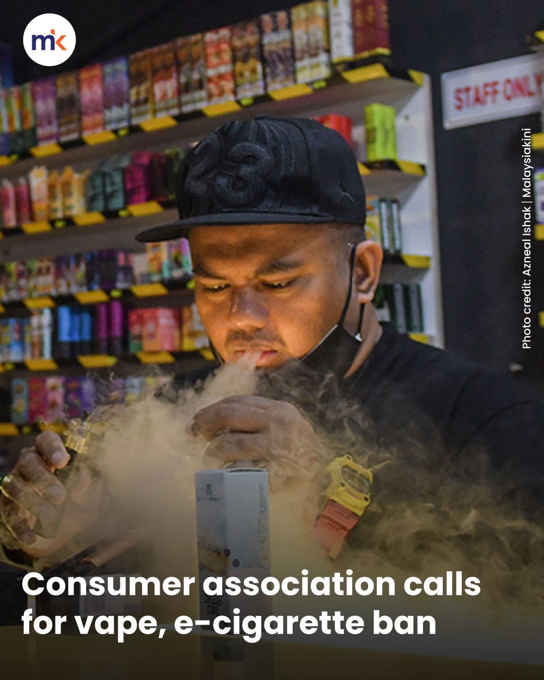 Consumer association calls for vape, e-cigarette ban