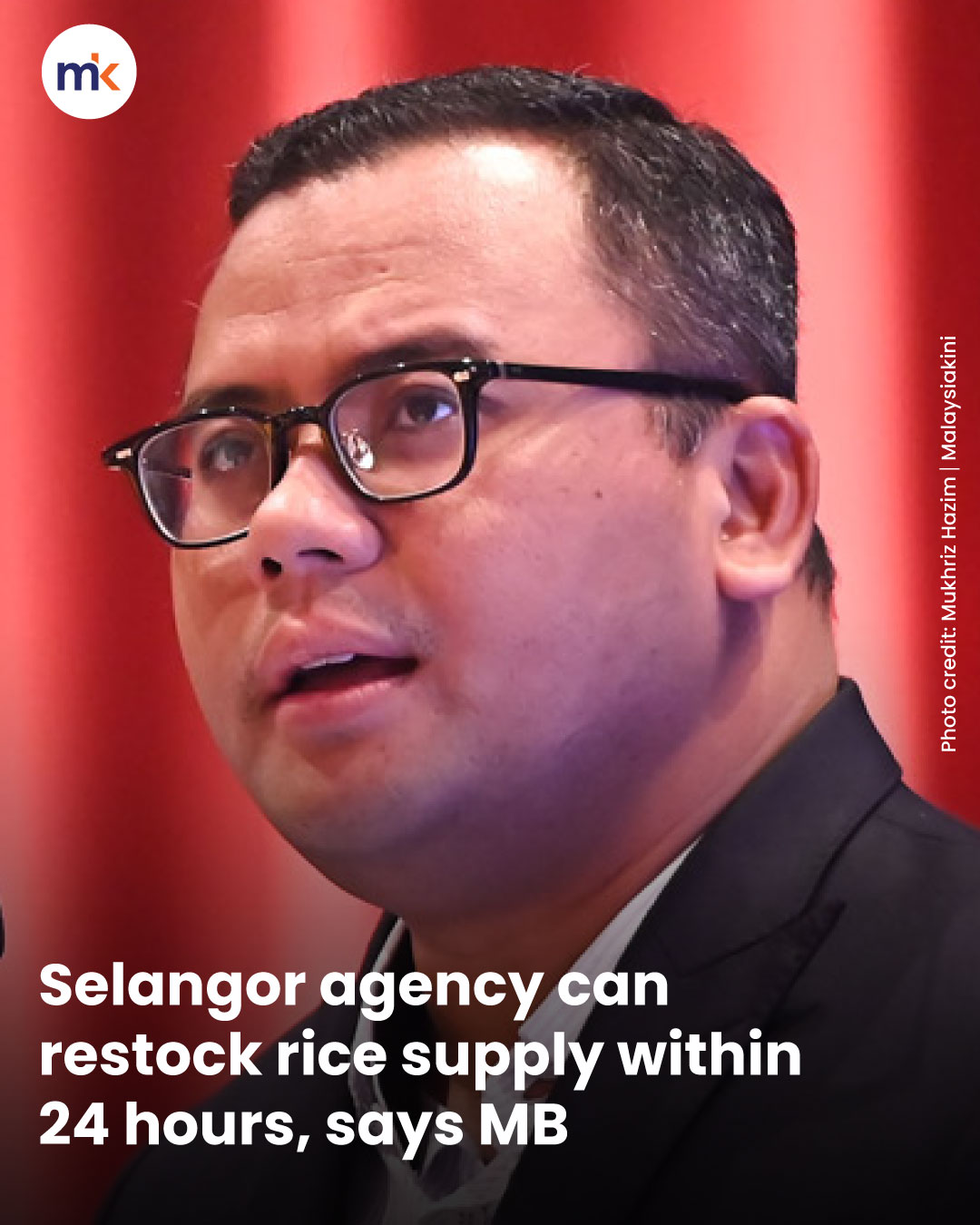 Selangor agency can restock rice supply within 24 hours, says MB