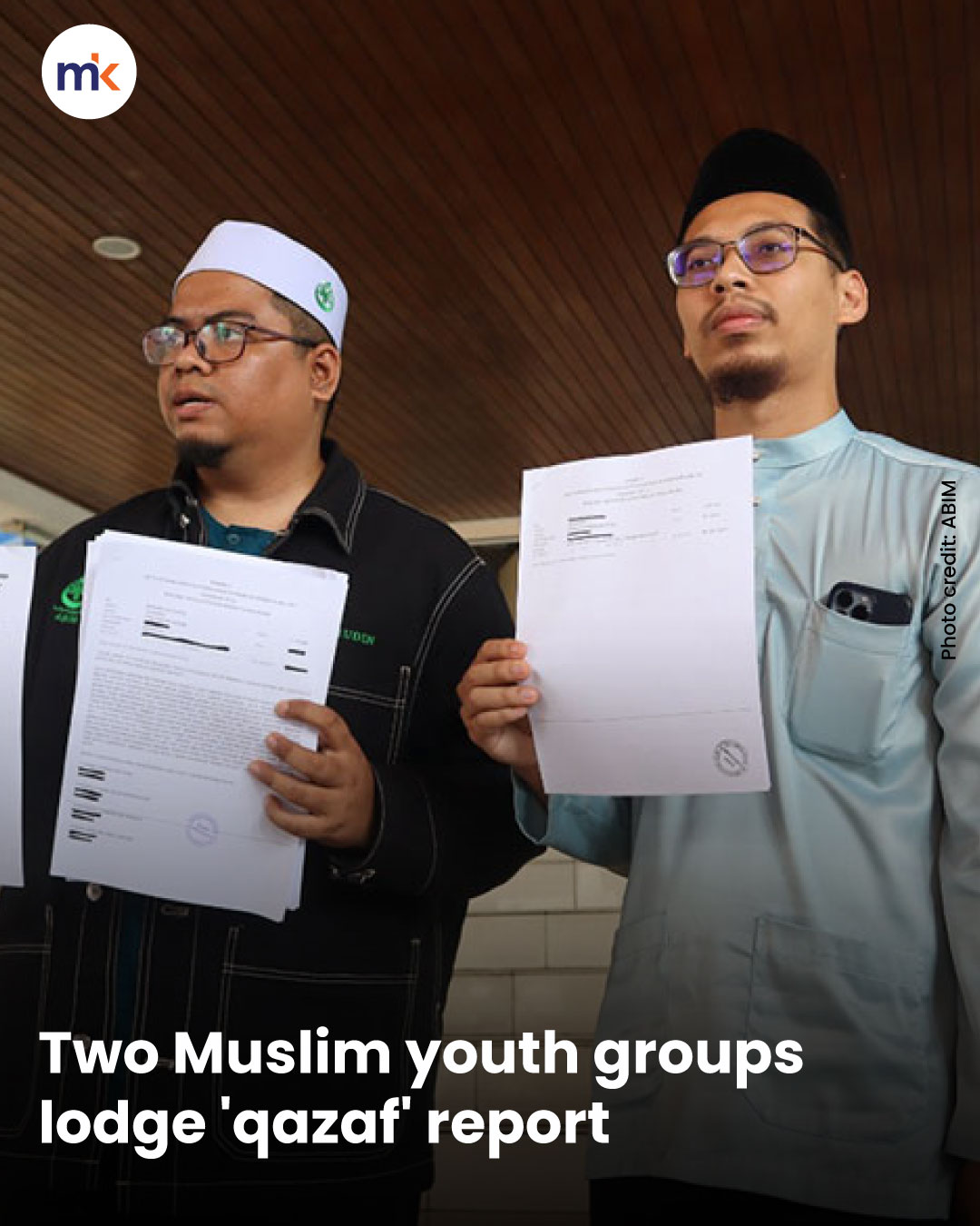 Two Muslim youth groups lodge 'qazaf' report