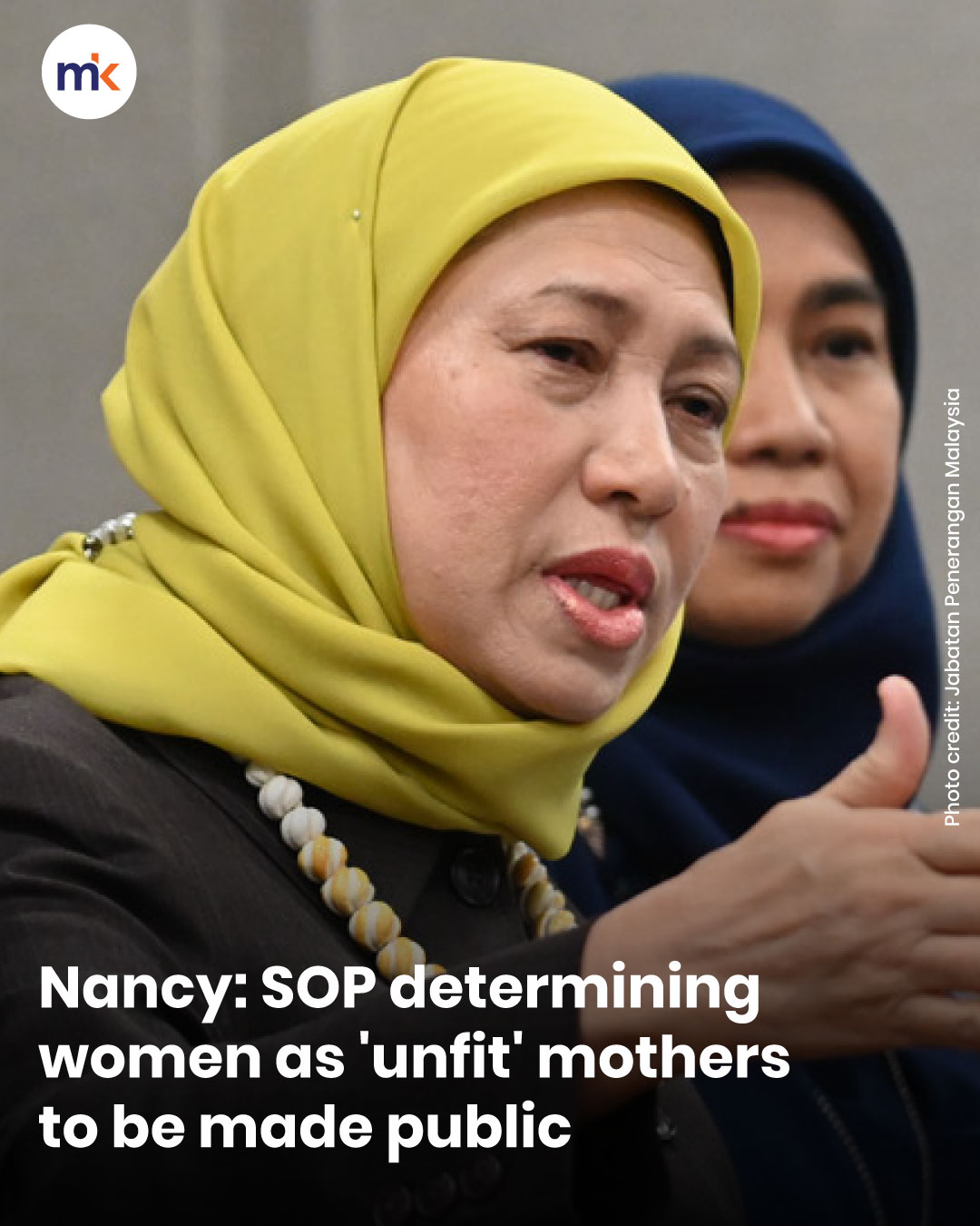 Nancy: SOP determining women as 'unfit' mothers to be made public