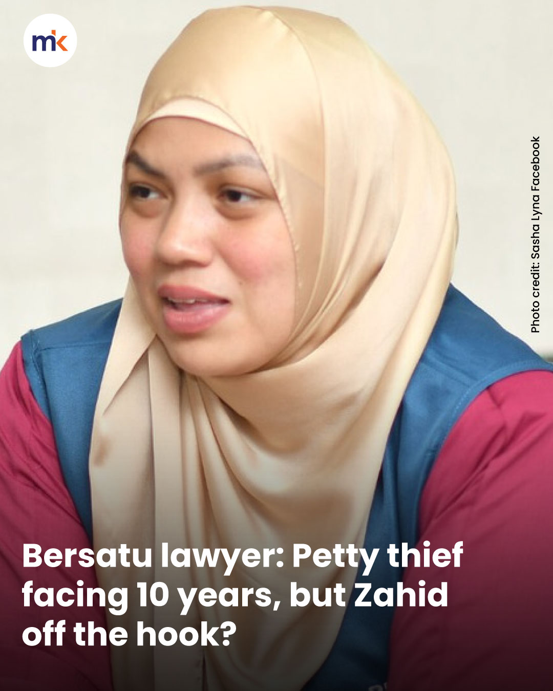 Bersatu lawyer: Petty thief facing 10 years, but Zahid off the hook?