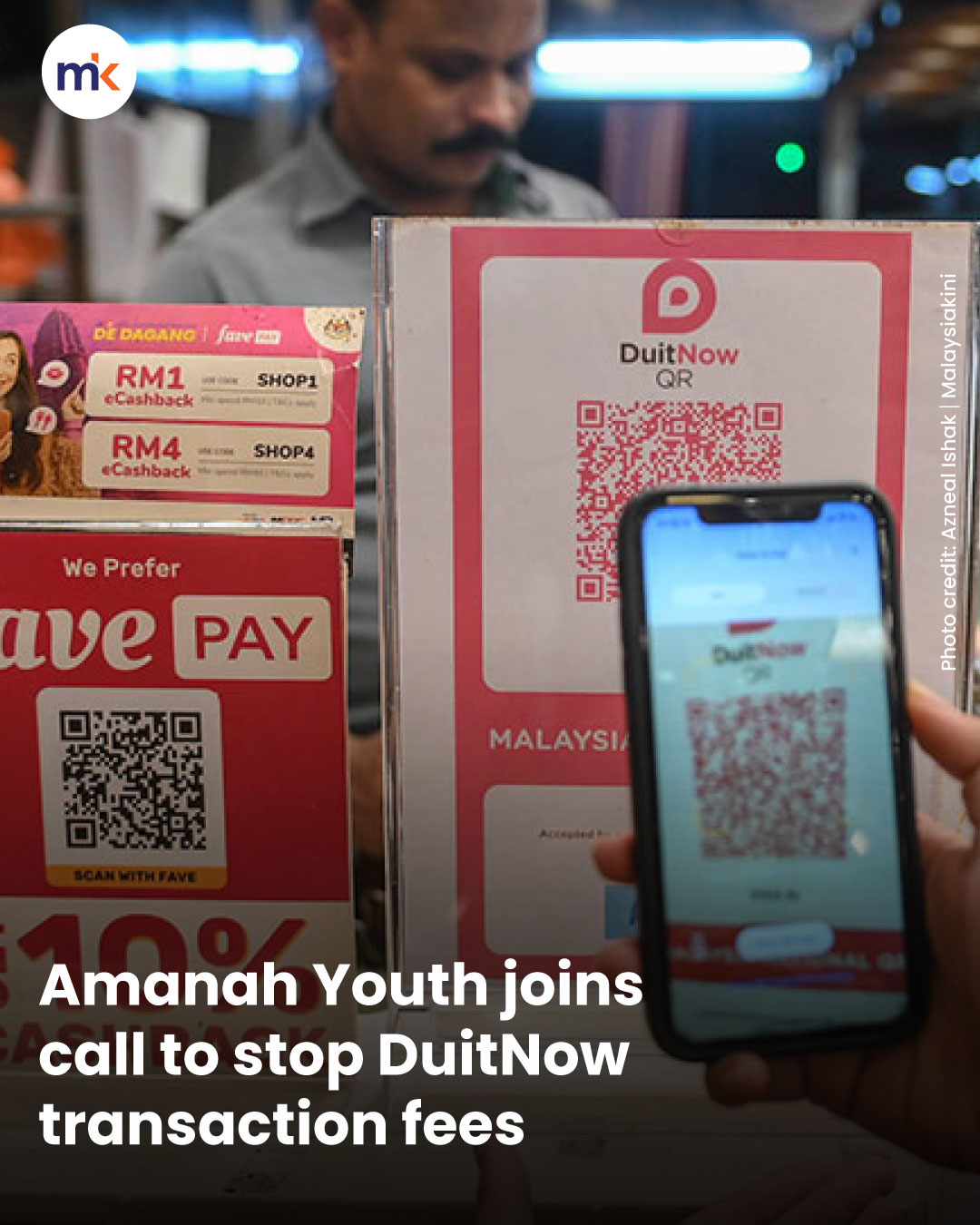Amanah Youth joins call to stop DuitNow transaction fees