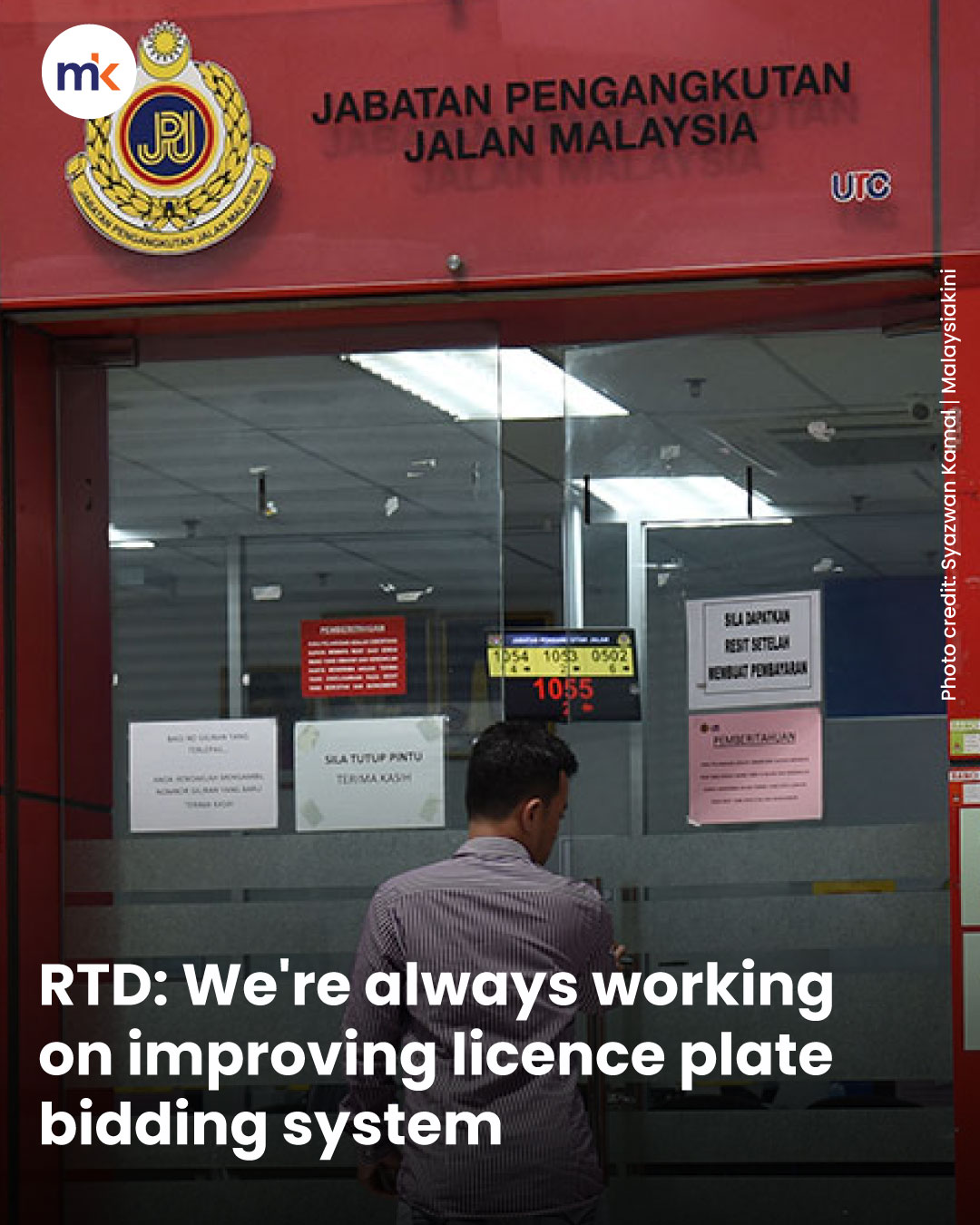 RTD: We're always working on improving licence plate bidding system