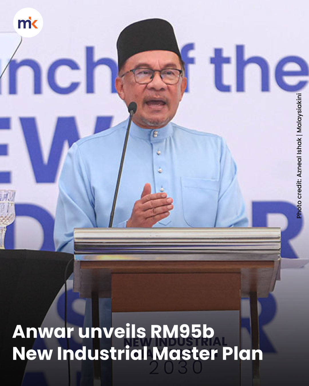 Anwar unveils RM95b New Industrial Master Plan