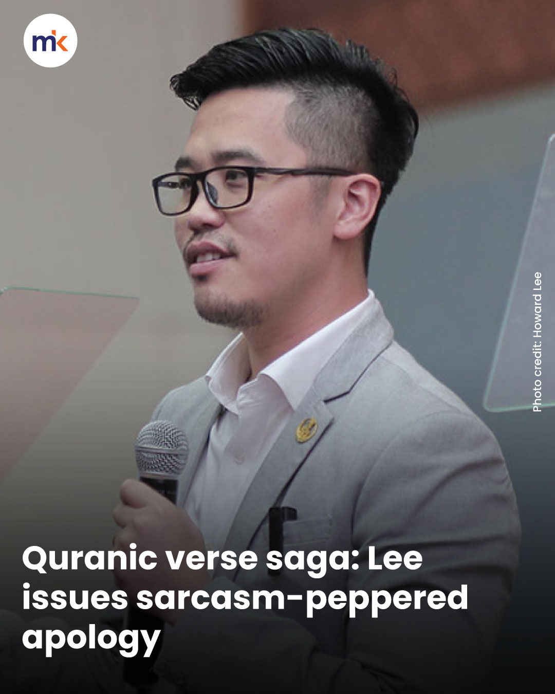 Quranic verse saga: Lee issues sarcasm-peppered apology