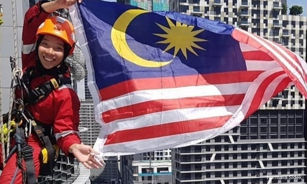 How a trailblazing 'rope access professional' scales new heights