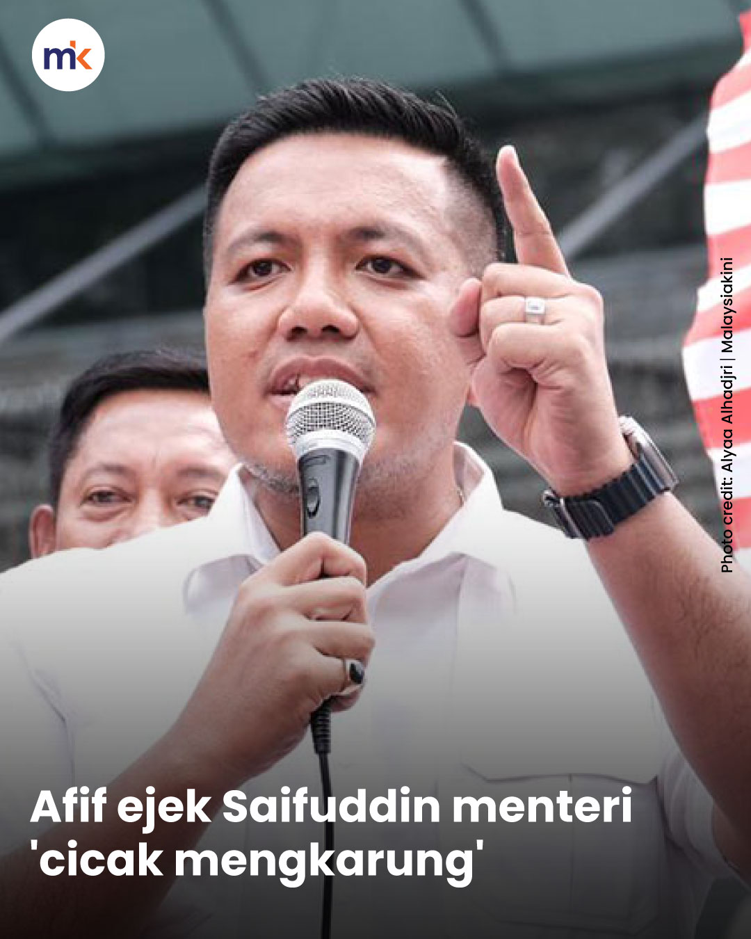 Afif ejek Saifuddin menteri 'cicak mengkarung'