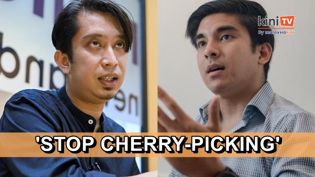 Don’t reflect on issues according to your taste, Syed Saddiq told