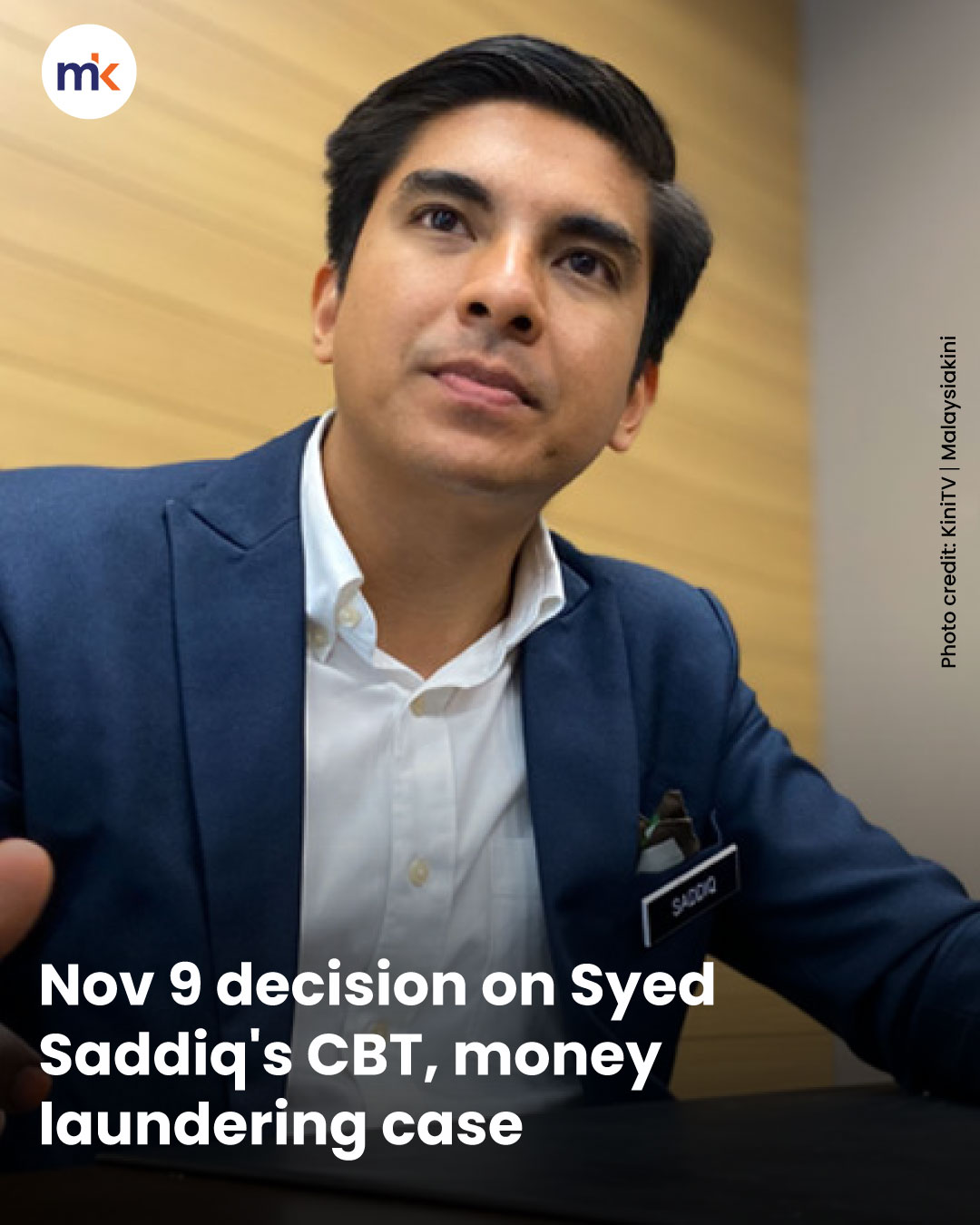 Nov 9 decision on Syed Saddiq's CBT, money laundering case