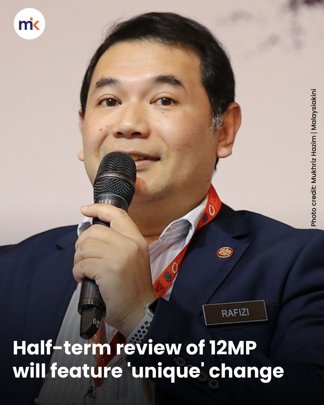 Half-term review of 12MP will feature 'unique' change