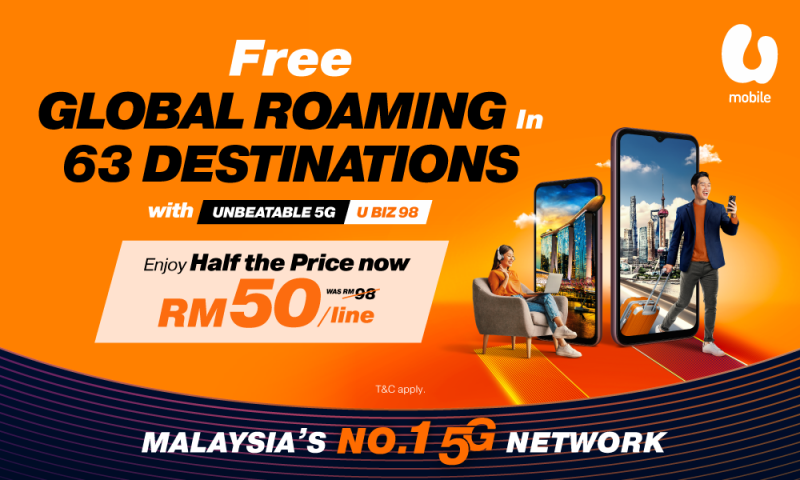 Smart Choice: Get U Mobile Biz Unbeatable 5G U Biz 98 5 Lines Bundle ...