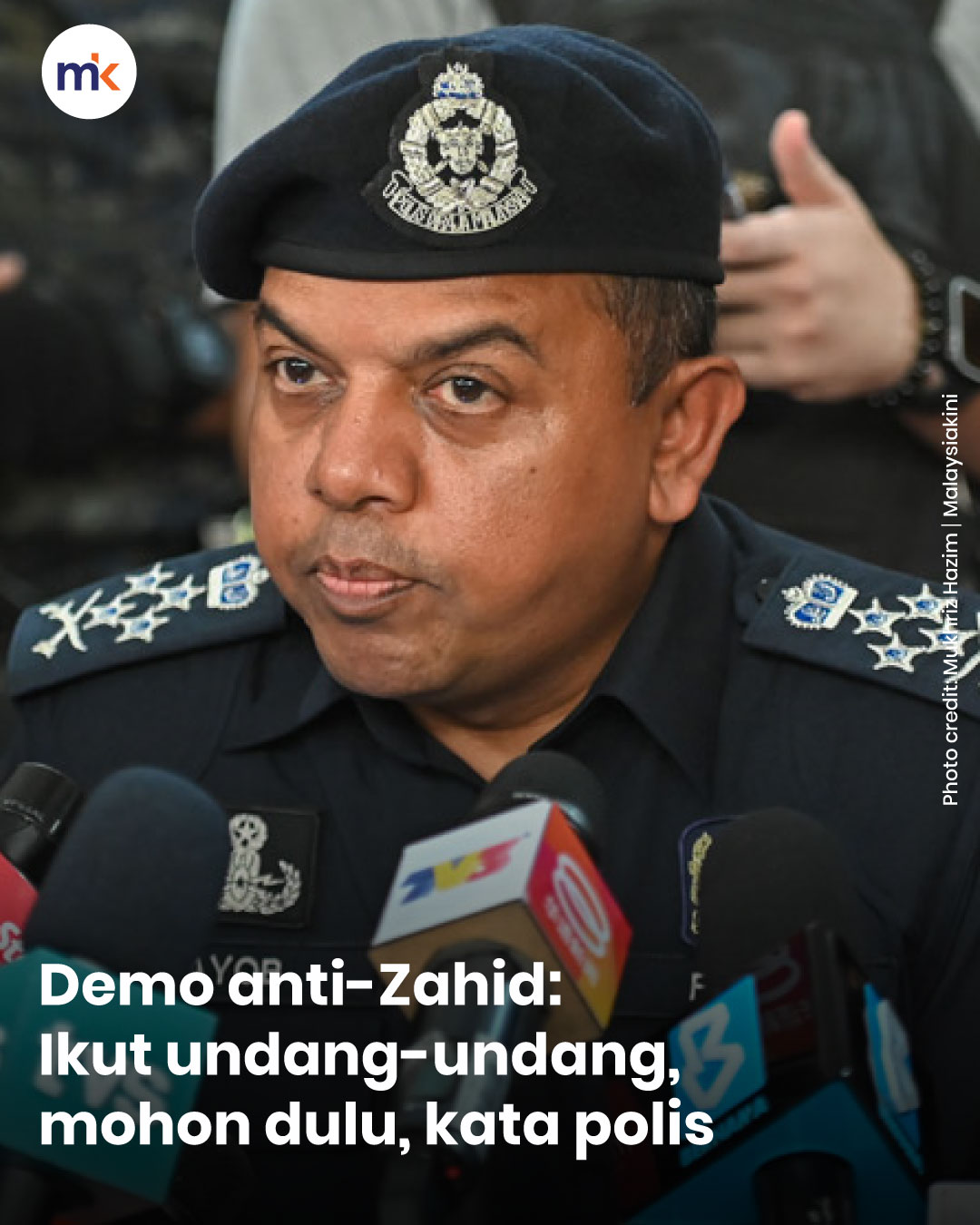 Demo anti-Zahid: Ikut undang-undang, mohon dulu, kata polis