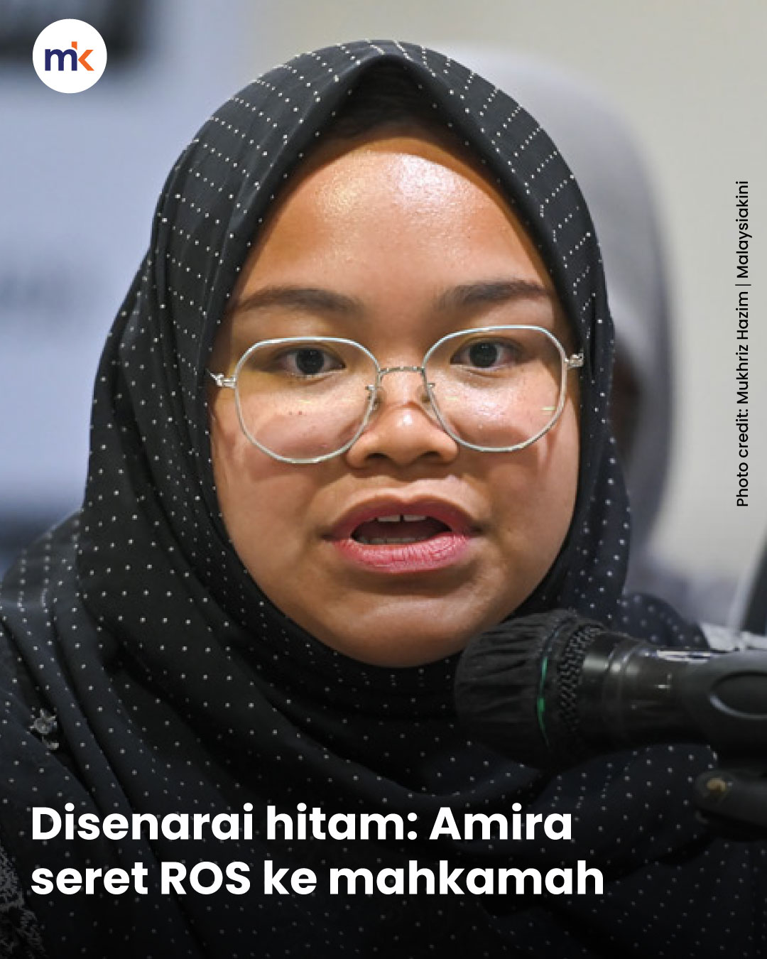 Disenarai hitam: Amira seret ROS ke mahkamah