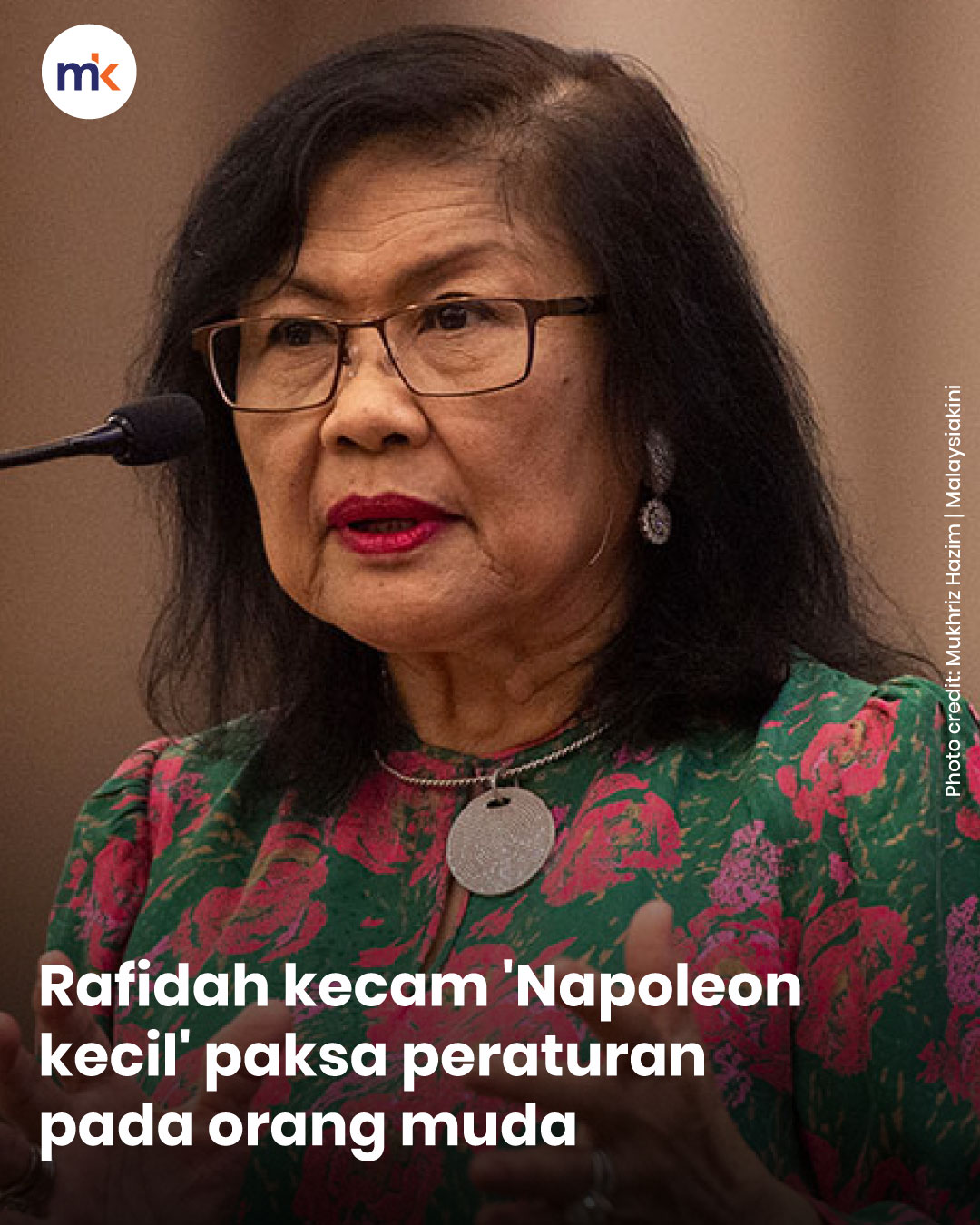 Rafidah kecam 'Napoleon kecil' paksa peraturan pada orang muda