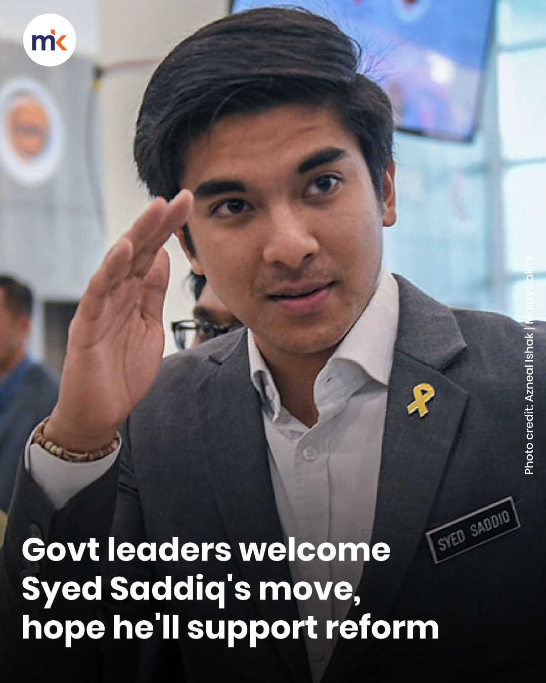 Govt leaders welcome Syed Saddiq's move, hope he'll support reform