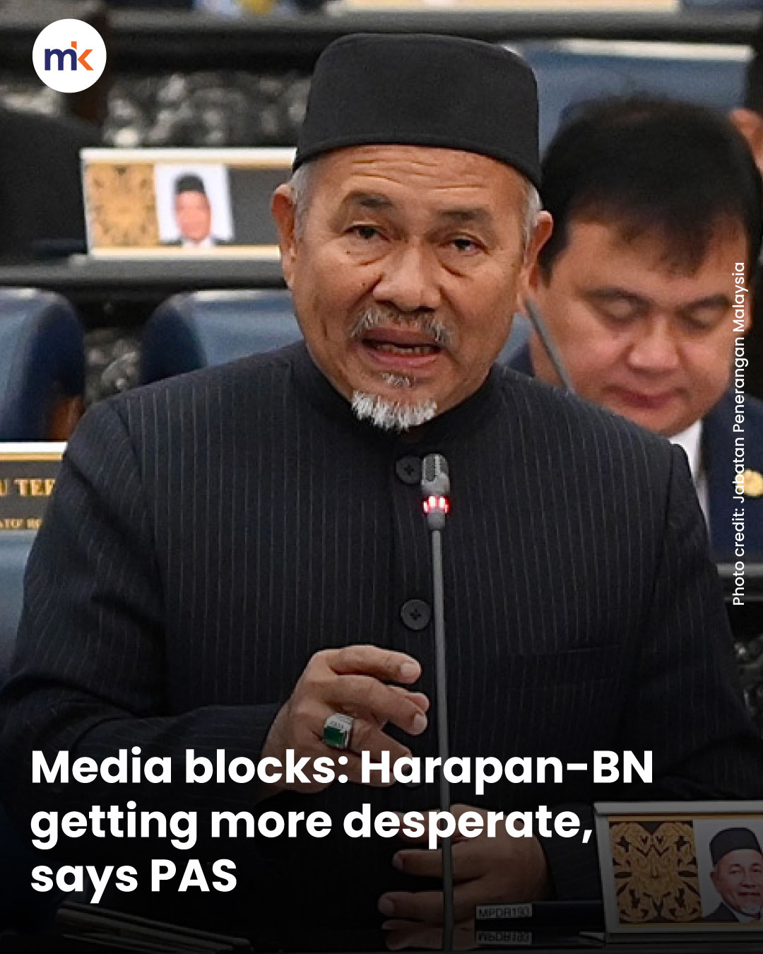 Media blocks: Harapan-BN getting more desperate, says PAS