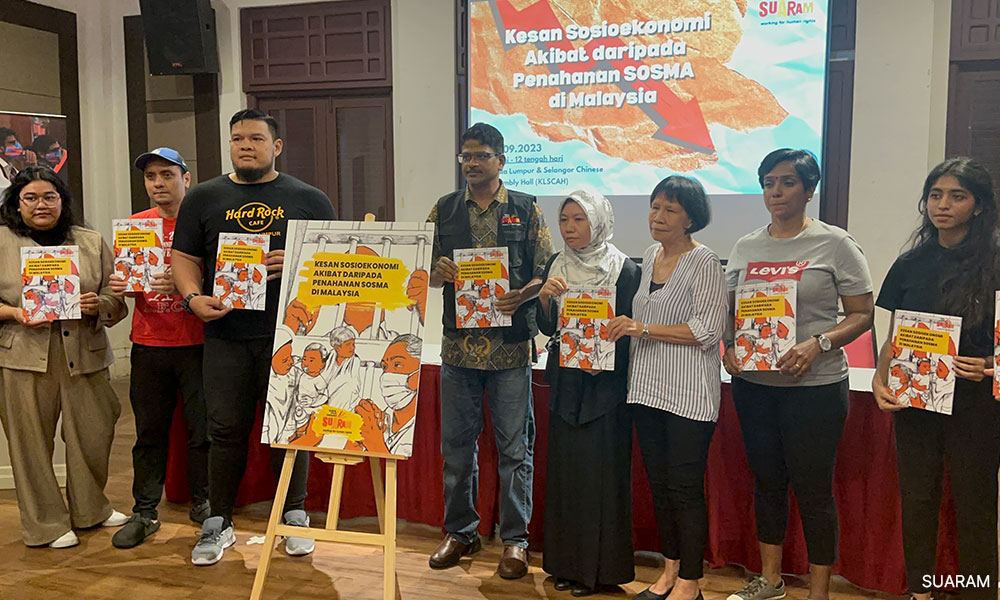 Suaram: Sosma detainees undergo deep psychological, financial trauma