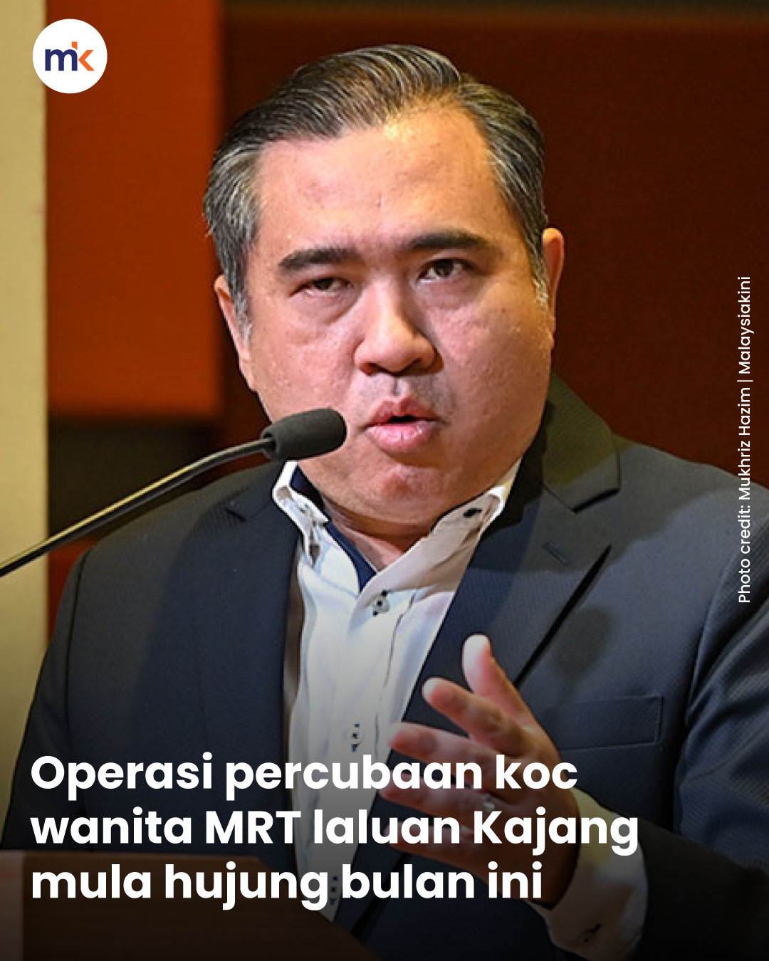Operasi percubaan koc wanita MRT laluan Kajang mula hujung bulan ini