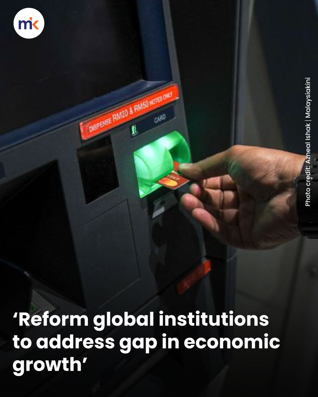 ‘Reform global institutions to address gap in economic growth’