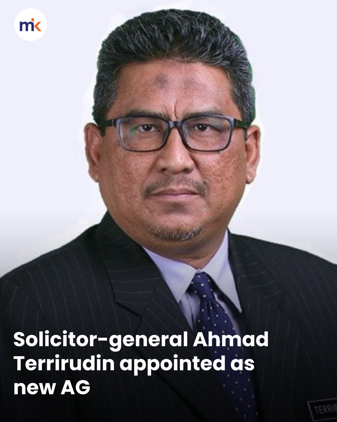 Solicitor-general Ahmad Terrirudin appointed as new AG