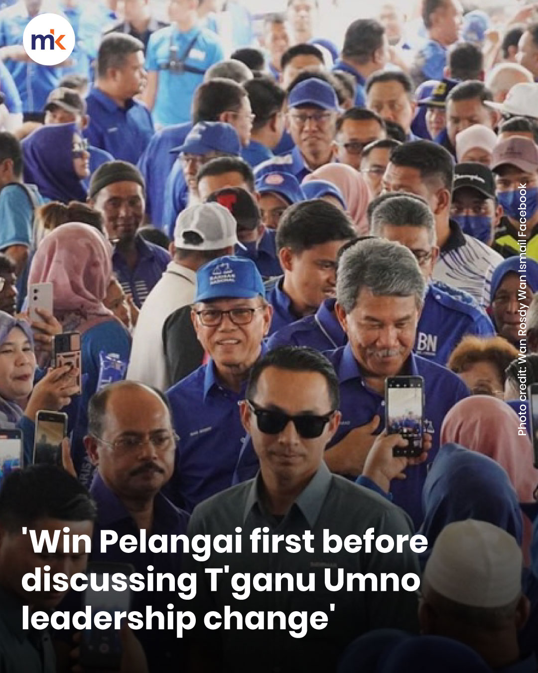 'Win Pelangai first before discussing T'ganu Umno leadership change'